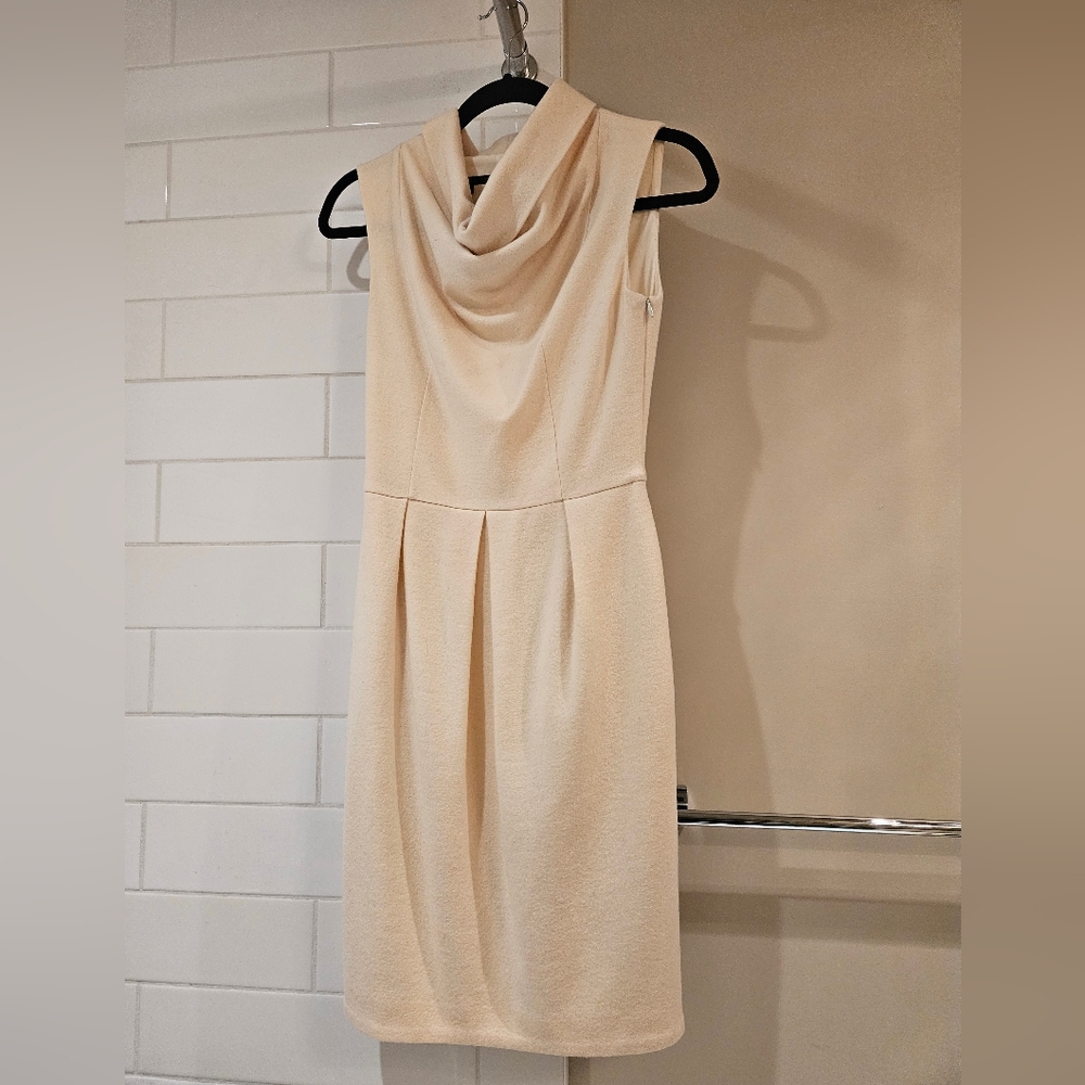 Teenflo 100% wool creme dress size 2